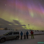 Aurores boreales du 17 mars 2015, nord de la Finlande - 17mm - 10s - f/4 - 2500 ISO