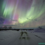 Aurores boreales du 17 mars 2015, nord de la Finlande - 19mm - 10s - f/4 - 2500 ISO