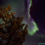 Aurores boreales du 17 mars 2015, nord de la Finlande - 19mm - 1.6s - f/4 - 6400 ISO