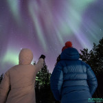 Aurores boreales du 17 mars 2015, nord de la Finlande - 19mm - 15s - f/4 - 3200 ISO