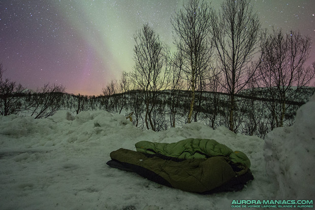 Dormir sous les aurores boréales, Iles Lofoten (Norvège)