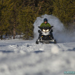 Motoneige en Laponie finlandaise