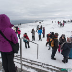 Cap Nord - Attraction principal, se faire prendre en photo avec le globe