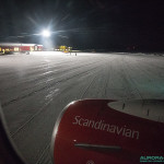 Arrivée à l'aéroport de Kiruna