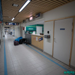 Comptoir des loueurs de voitures, aéroport de Kiruna