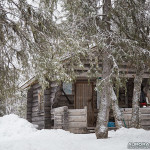 Refuge perdu dans la foret finlandaise