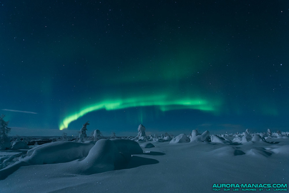 aurore boréale laponie finlandaise