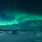 Aurore boréale en Laponie Finlandaise