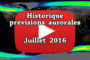 VIDEO – Historique des prévisions aurorales de juin 2016