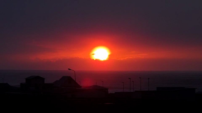 Lever de soleil Grindavik